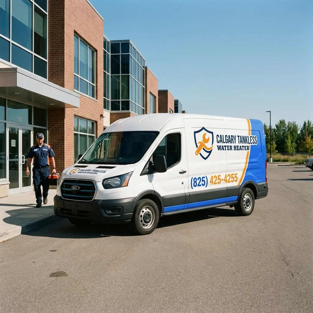 Calgary Tankless Water Branded Van 2