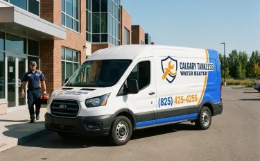 Calgary Tankless Water Branded Van 2